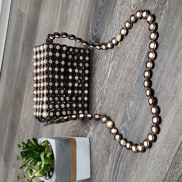 Vintage coconut tiki shell purse - Picture 1 of 10